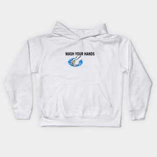 wash your hand Kids Hoodie